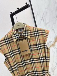 Vintage Check Shirt Dress