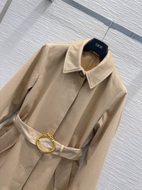26S Gabardine Belted Trench Coat