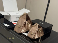 25 Hobo Bag Metallic Rose Gold