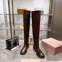 Leather Tall Riding Boots