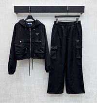 26S Re-Nylon Cropped Jacket