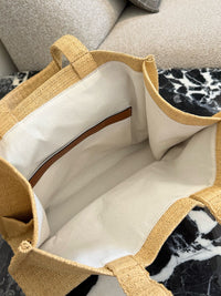 Teen Cabas Triomphe Raffia Tote