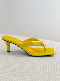 Camellia Thong Mules