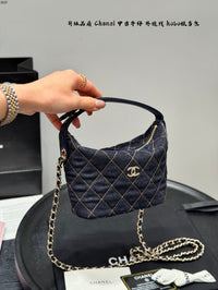 Hobo Bag Dark Blue Denim