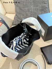 PRL Leather Bucket Bag