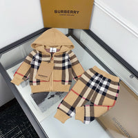 Check Hoodie Set
