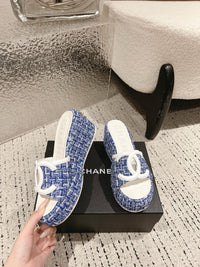 Platform Slide Sandals