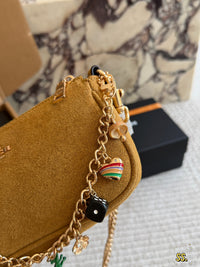 Teri Suede Mini Crossbody Bag
