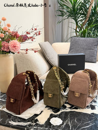 Suede Hobo Bag