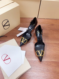 Signature D'Orsay Patent Leather Pumps