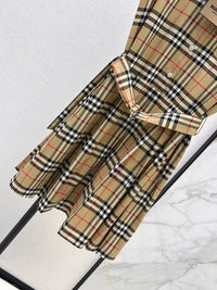 Vintage Check Shirt Dress