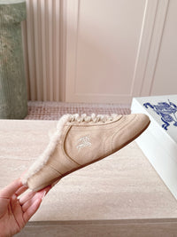 26S Shearling Knight Runner Mules