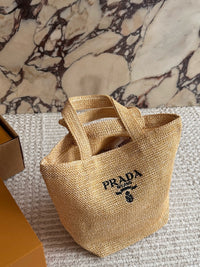Raffia Woven Tote Bag