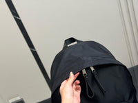 Logo Print Nylon Backpack