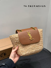 Mini Raffia Panier Shoulder Bag