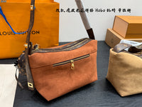 Suede Hobo Bag