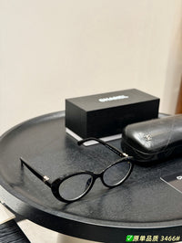 Heart Logo Oval Optical Glasses