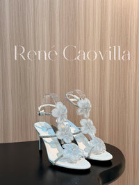 Caovilla Satin Floral Cleo Sandals