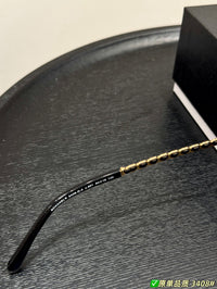 3408-Q-A Chain Detail Cat-Eye Optical Glasses