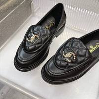 Quilted Leather Loafers