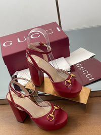 Horsebit Platform Sandals