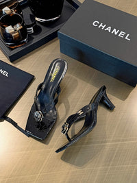 Camellia Thong Mules