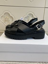 Leather Platform Sandals