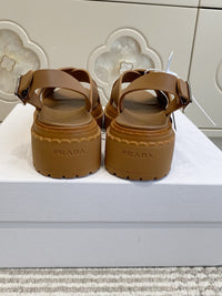 Leather Platform Sandals
