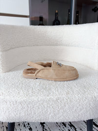 26S Shearling Loafers