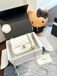 Mini Flap Bag with Lucky Ball Chain