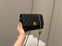 Mini Flap Bag with Charm