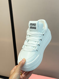 Lace-Up Platform Sneakers