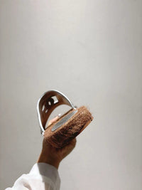 Nappa Leather Espadrille Sliders