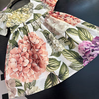 Floral Flutter Sleeve Dress