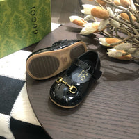 Horsebit Patent Leather Ballet Flats