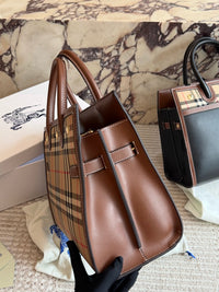 Vintage Check Two Handle Title Bag