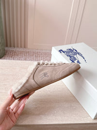 26S Shearling Knight Runner Mules