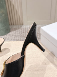 26S Initials Heeled Sandals