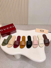 Interlocking Leather Sandals