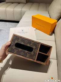 Wooden Tissue Box Organizer