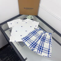 Check Shorts Set
