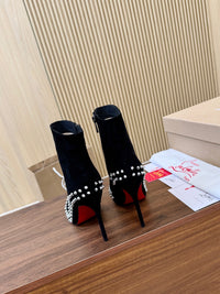 Kate Max Suede Ankle Boots