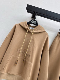 Andrea Logo Embroidered Drawstring Hoodie Set