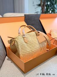 Raffia Speedy 30 Bag