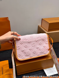 Diane Monogram Denim Pink