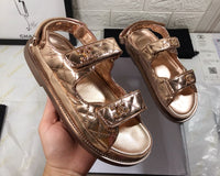 Metallic Sandals