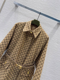 26S Canvas Belted Coat