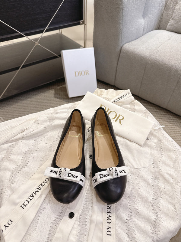 J'A Leather Ballet Flats