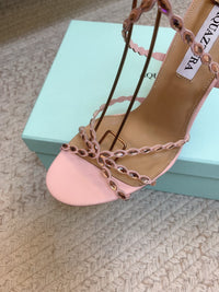 Tequila Embellished Leather Sandals
