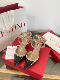 Garavani Rockstud Patent Leather Pumps 6.5cm